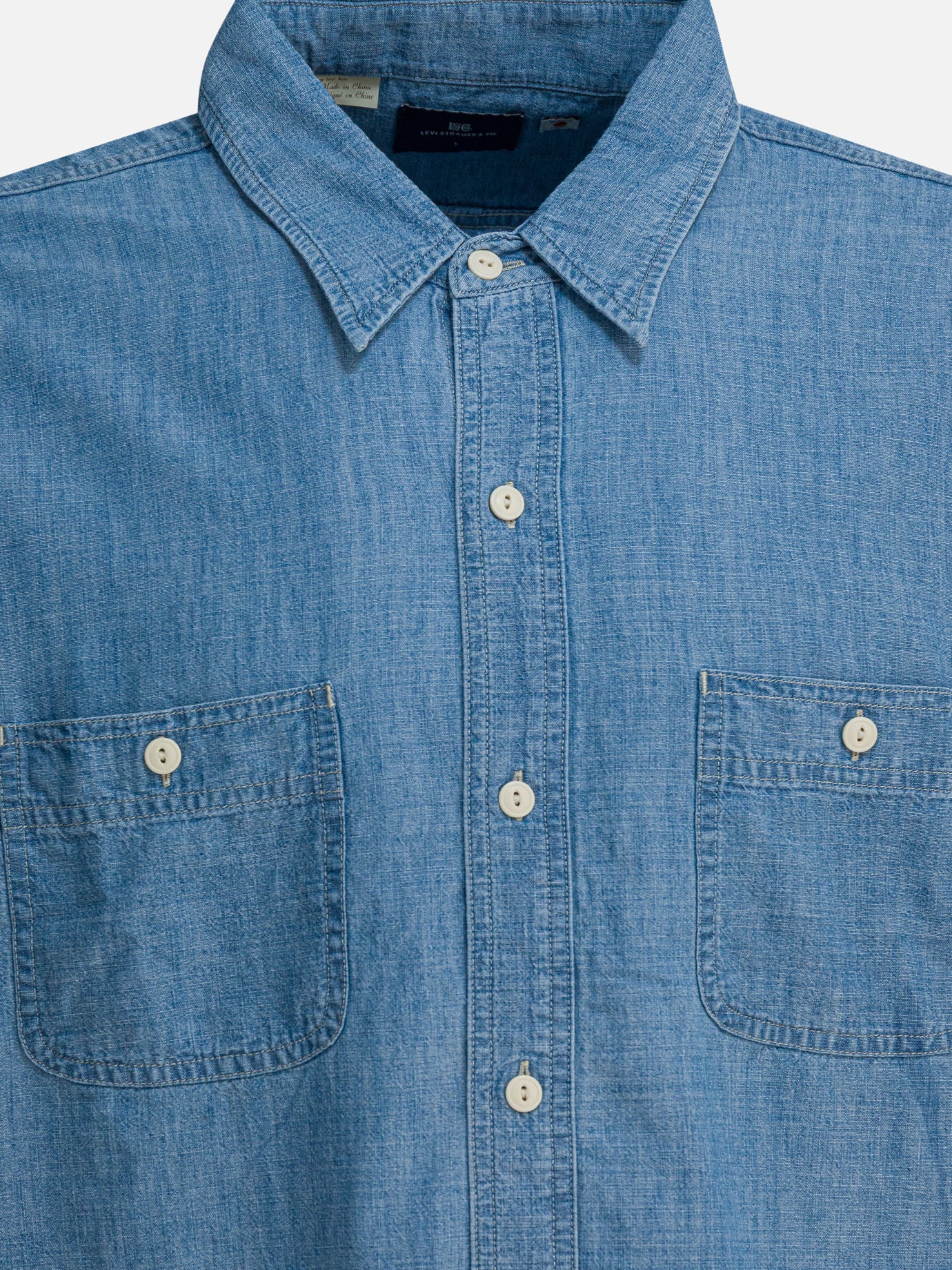 Camicie casual Solid colour  Azzurro - Levi's Uomo | PDP | VIETTI Online Store | Zoom-Modal_3
