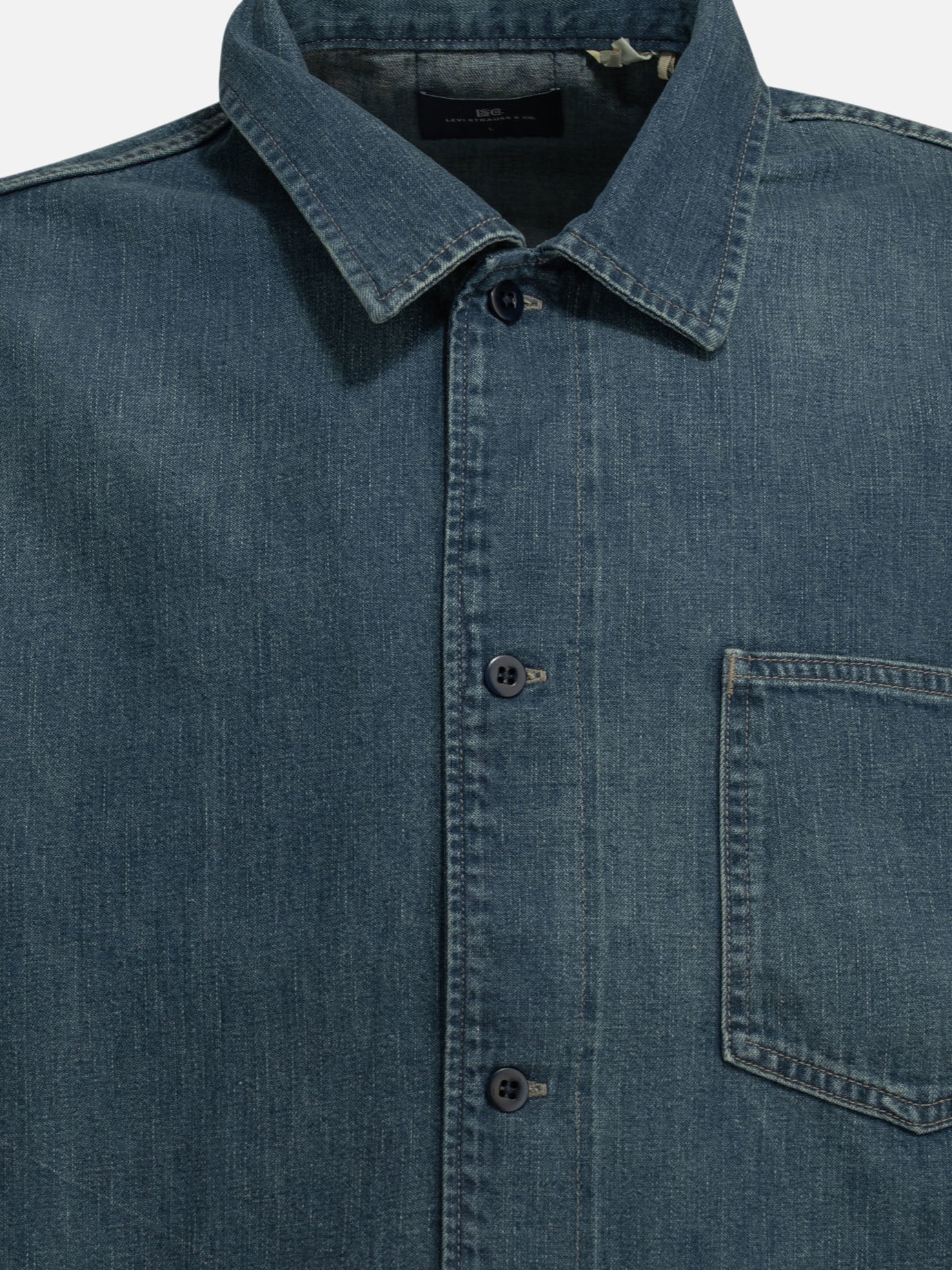 Overshirt jackets Solid colour  Light blue - Levi's Men | PDP | VIETTI Online Store | thumbnail_3