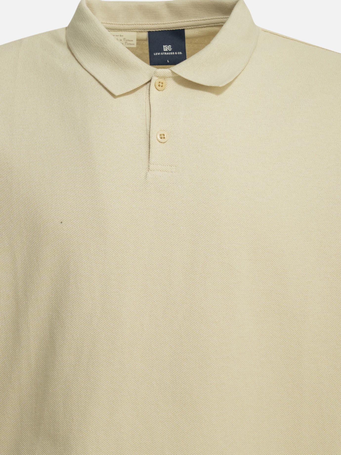 Polo shirts with buttons Solid colour  Beige - Levi's Men | PDP | VIETTI Online Store | thumbnail_3