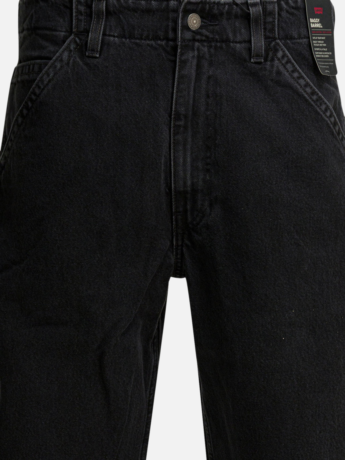Levi's "Baggy Barrel" wide leg jeans Black