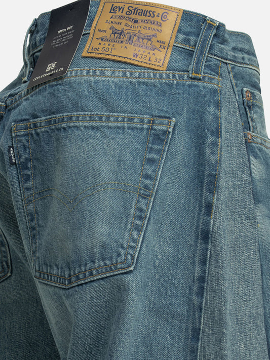 Levi's "501® '80 Customized" wide leg jeans Light blue


