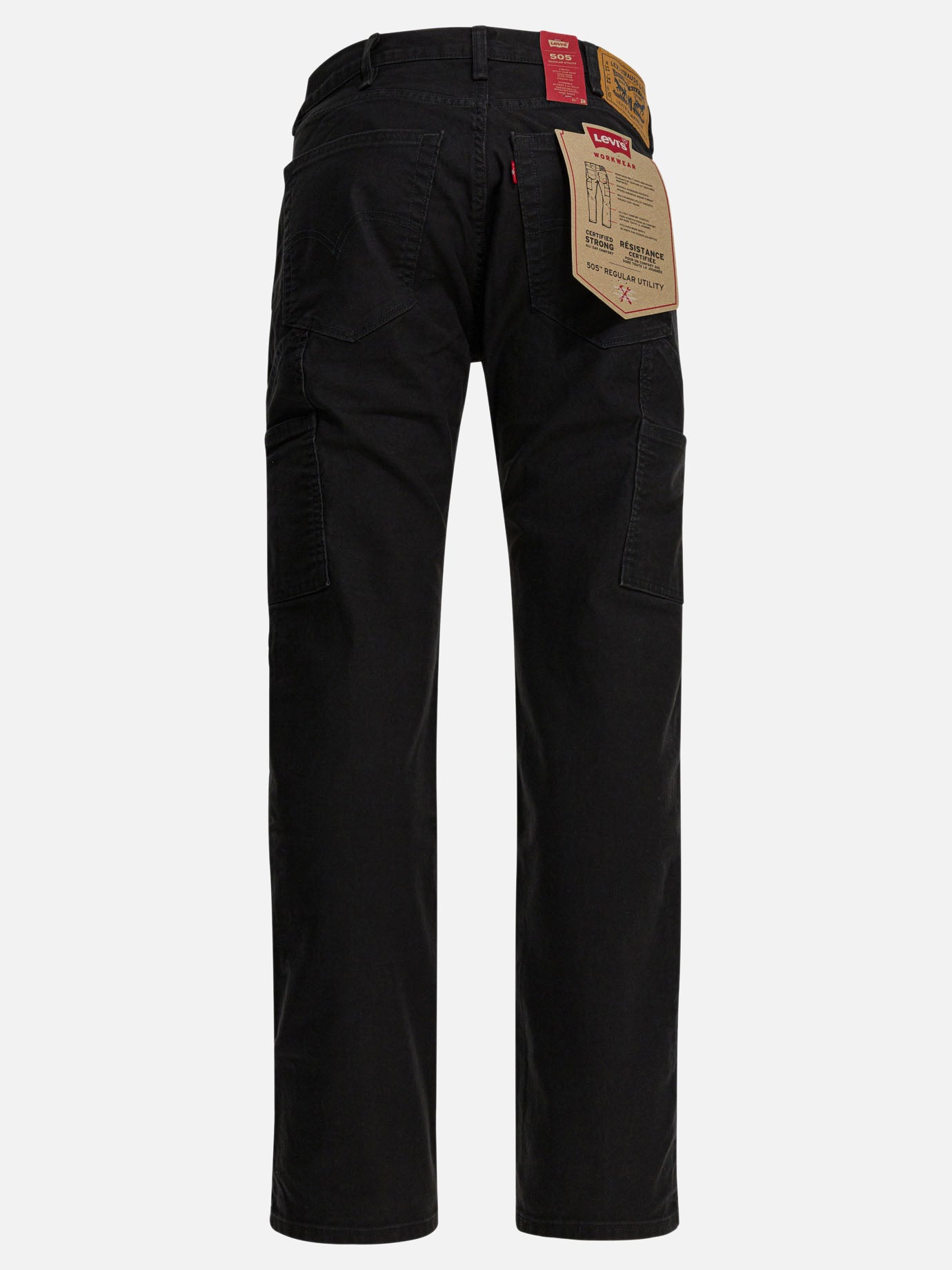 Jeans a gamba dritta Solid colour  Nero - Levi's Uomo | PDP | VIETTI Online Store | thumbnail_2