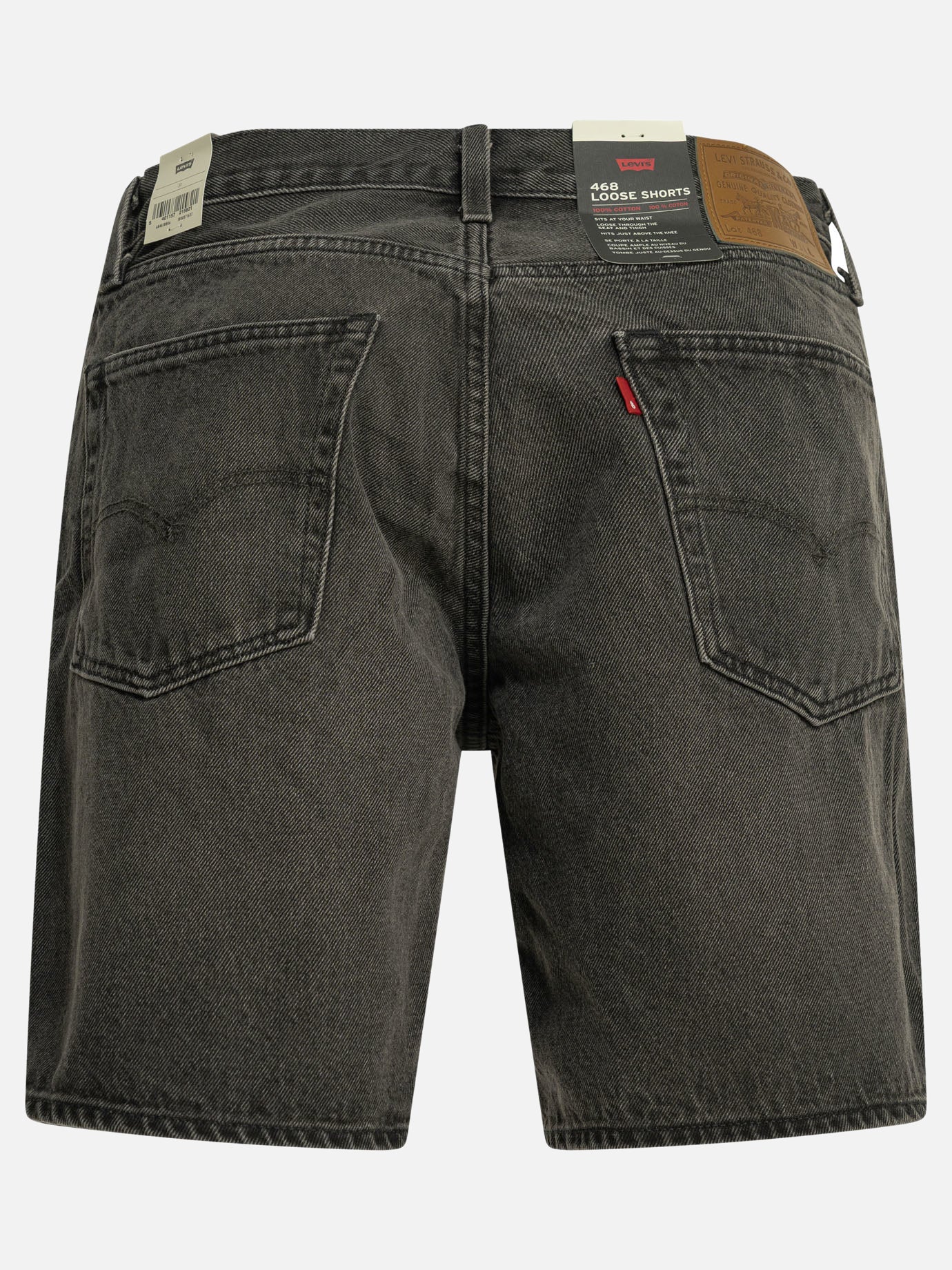 Five pockets shorts Solid colour  Black - Levi's Men | PDP | VIETTI Online Store | Zoom-Modal_2
