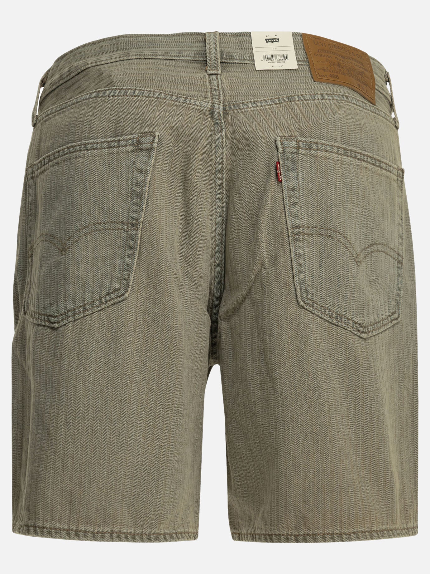 Five pockets shorts Solid colour  Grey - Levi's Men | PDP | VIETTI Online Store | Zoom-Modal_2
