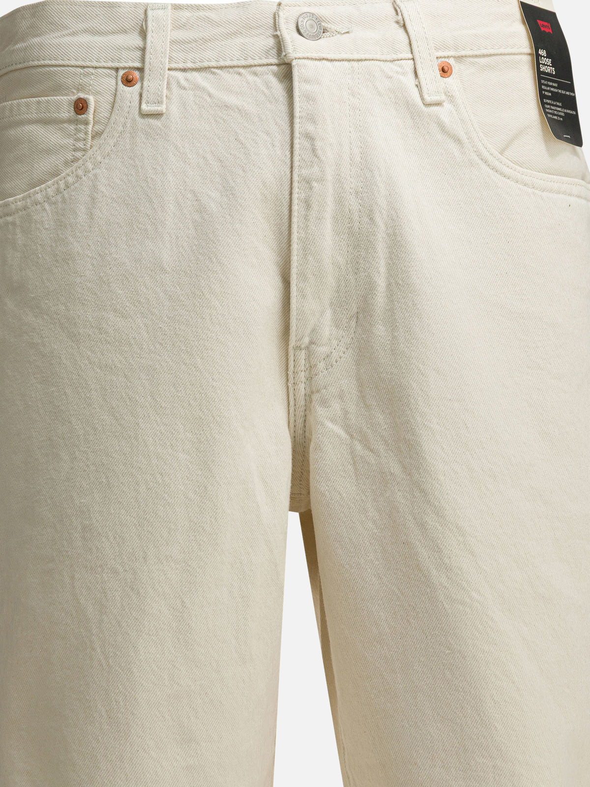 Levi's "468 Stay Loose" Five-pocket shorts White