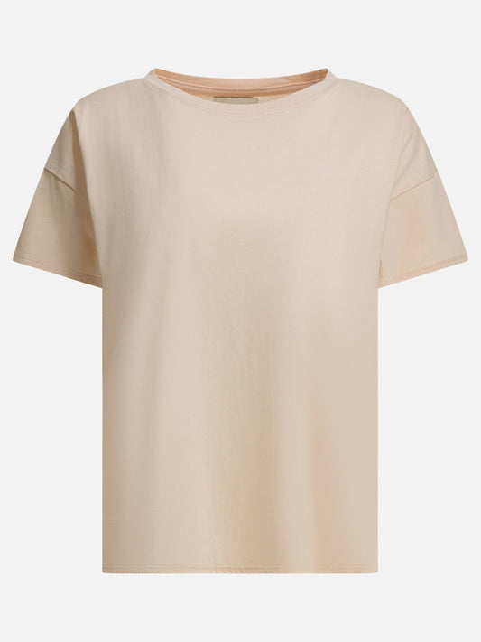 LouLou De Saison "Basiluzzo LDS" Crew-Neck T-Shirt Pink

