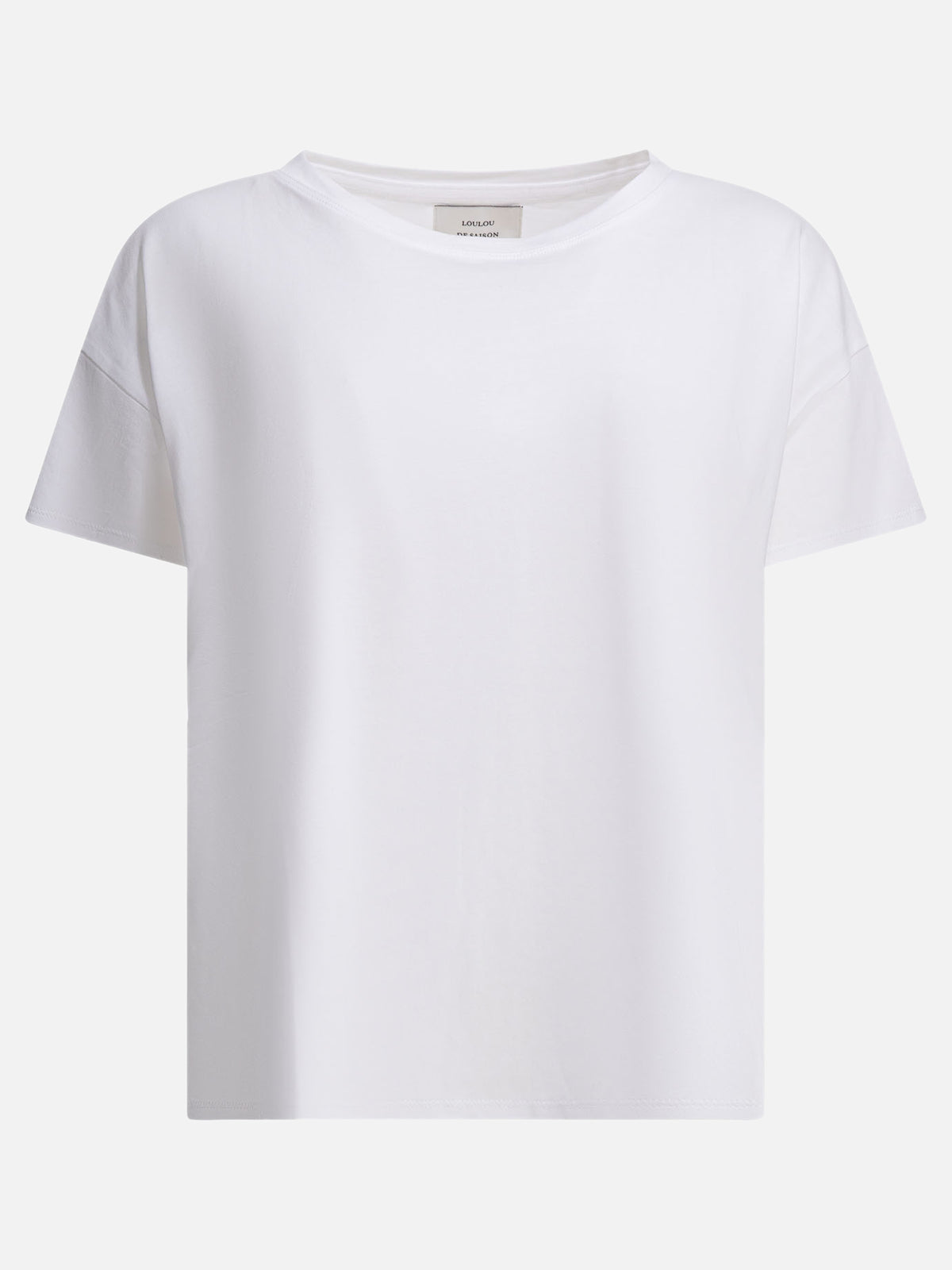 LouLou De Saison "Basiluzzo LDS" Crew-Neck T-Shirt White


