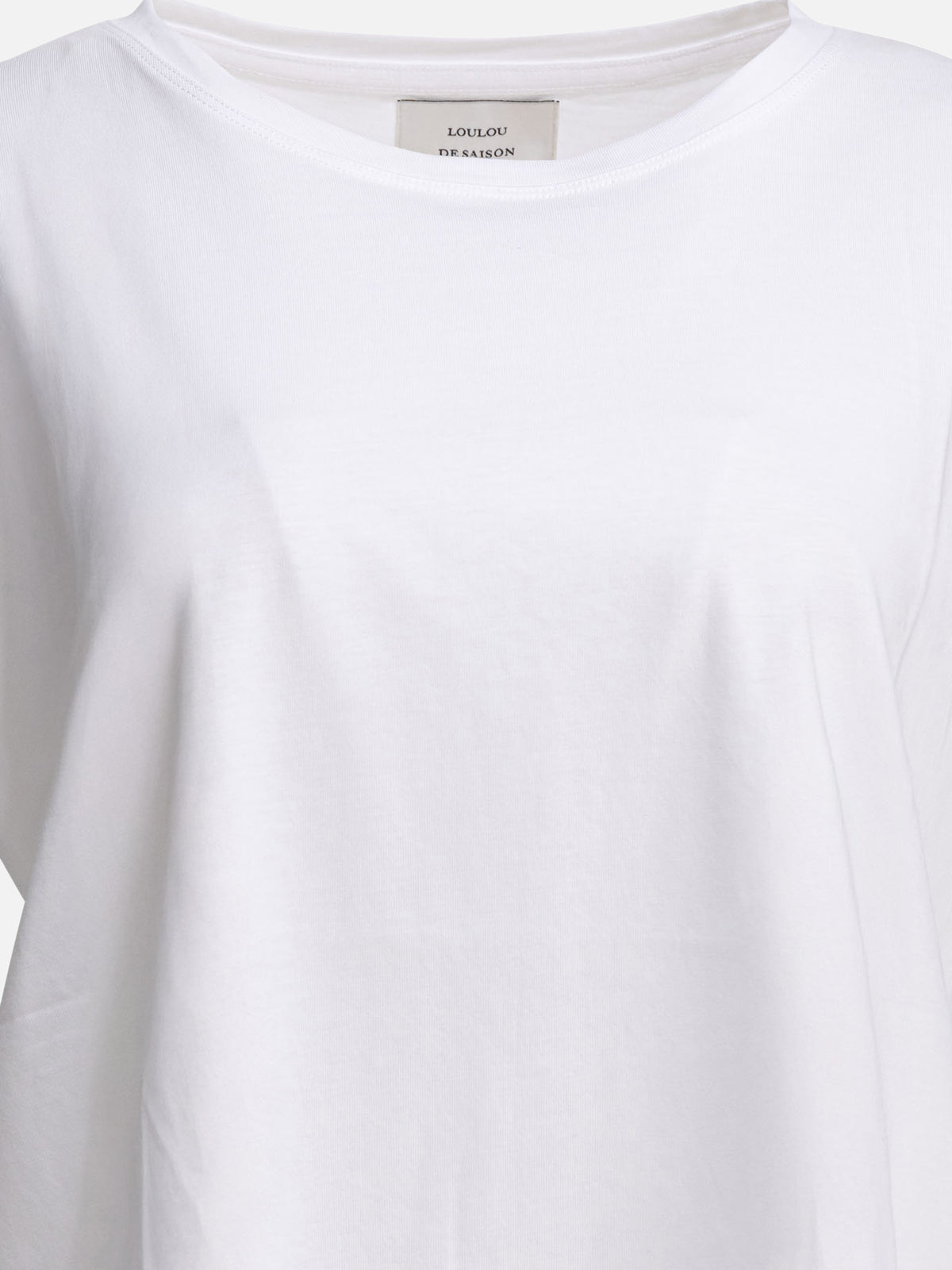 LouLou De Saison "Basiluzzo LDS" Crew-Neck T-Shirt White - VIETTI