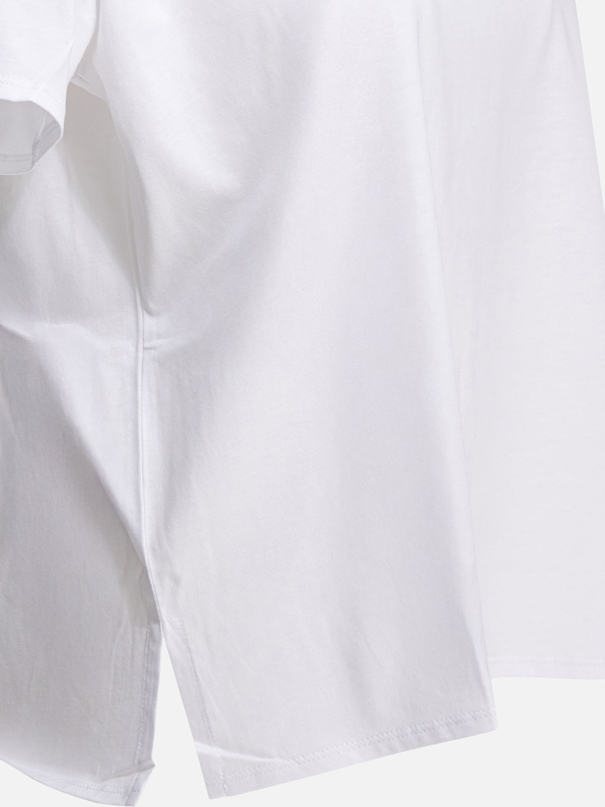 LouLou De Saison "Basiluzzo LDS" Crew-Neck T-Shirt White

