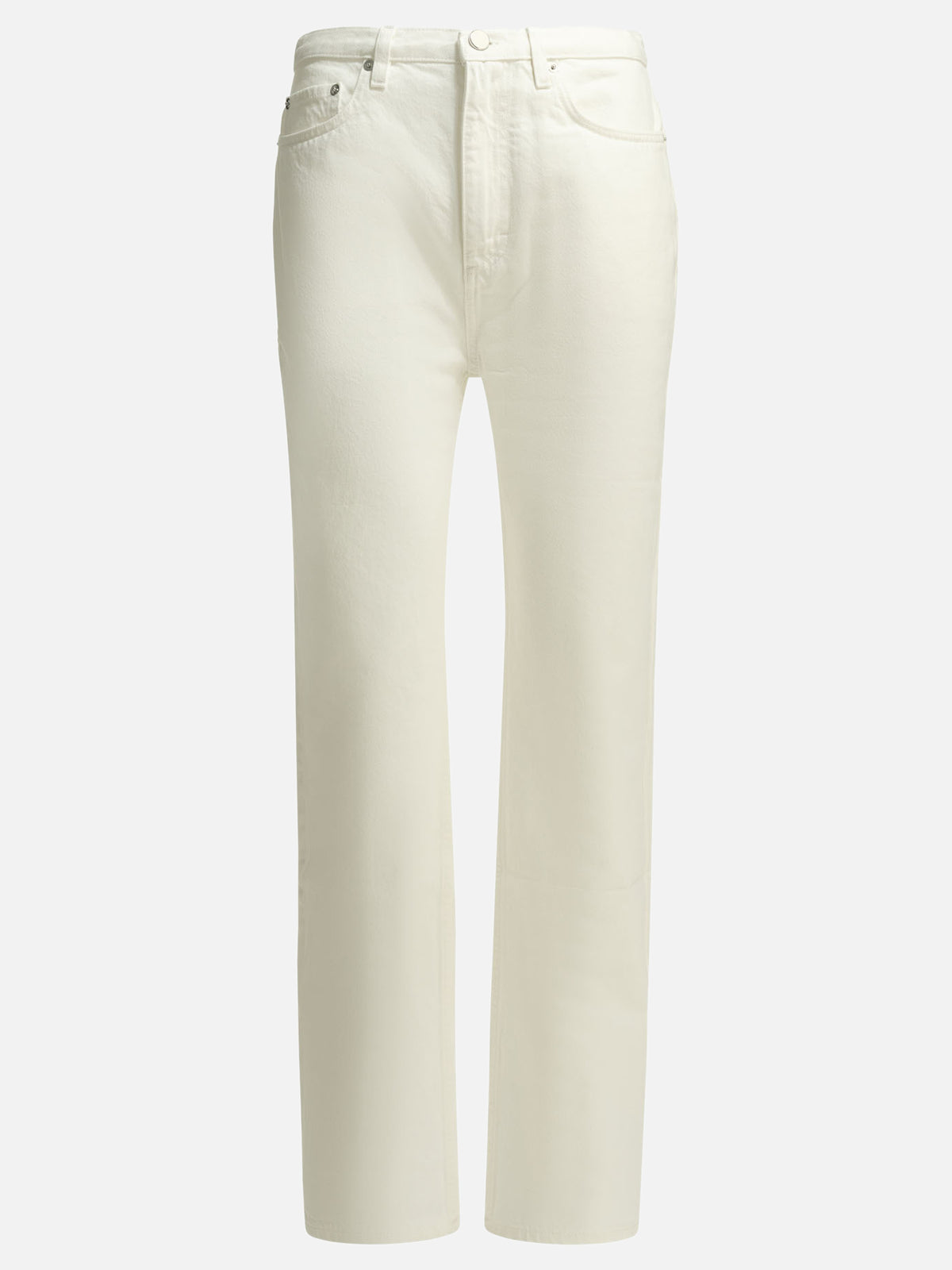 LouLou De Saison "Jude LDS" Straight-Leg Jeans White

