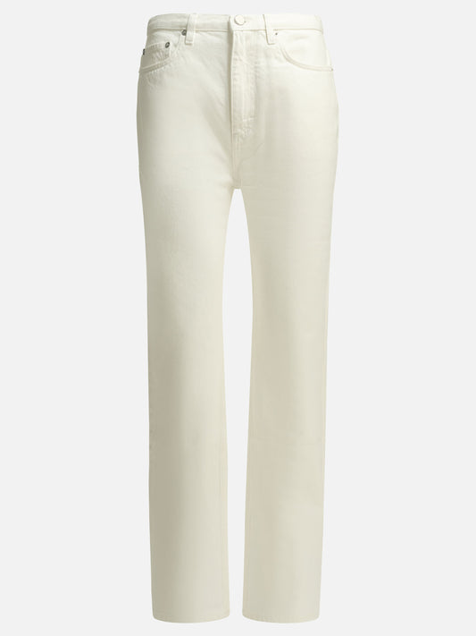 LouLou De Saison "Jude LDS" Straight-Leg Jeans White

