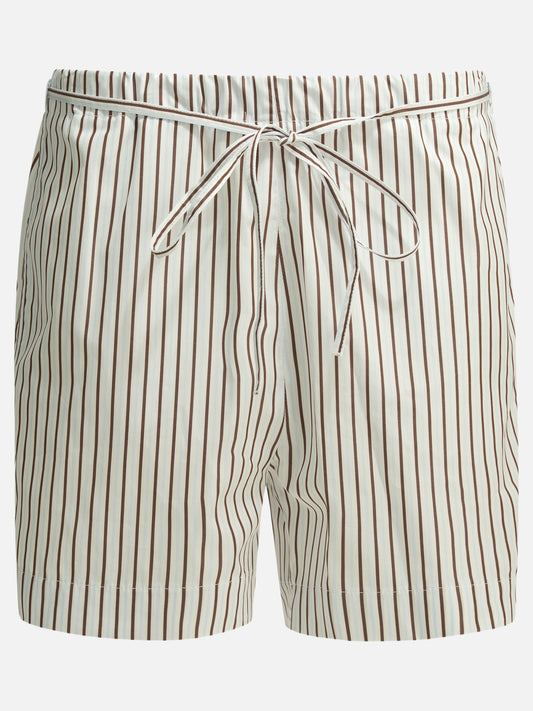 LouLou De Saison "Lory" Shorts with Drawstrings White

