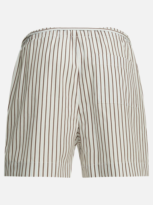 LouLou De Saison "Lory" Shorts with Drawstrings White

