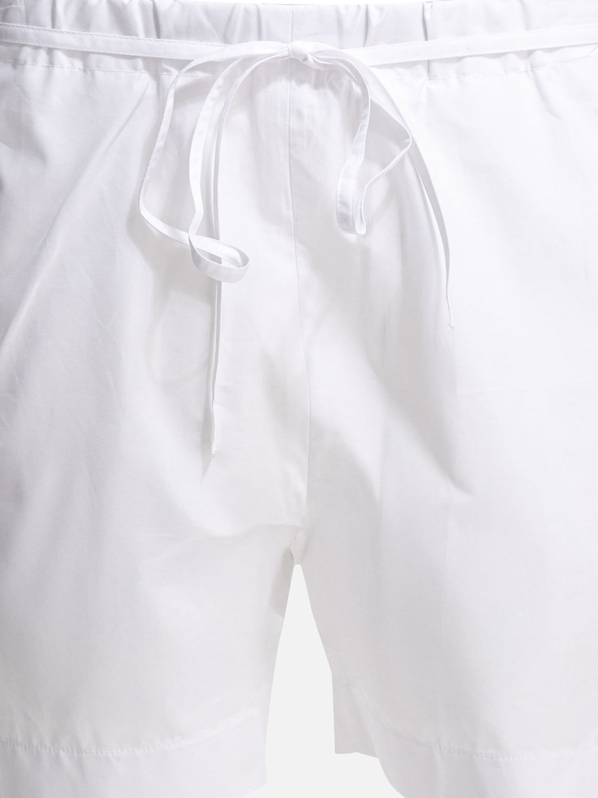 LouLou De Saison Short con lacci "Malone" Bianco - VIETTI