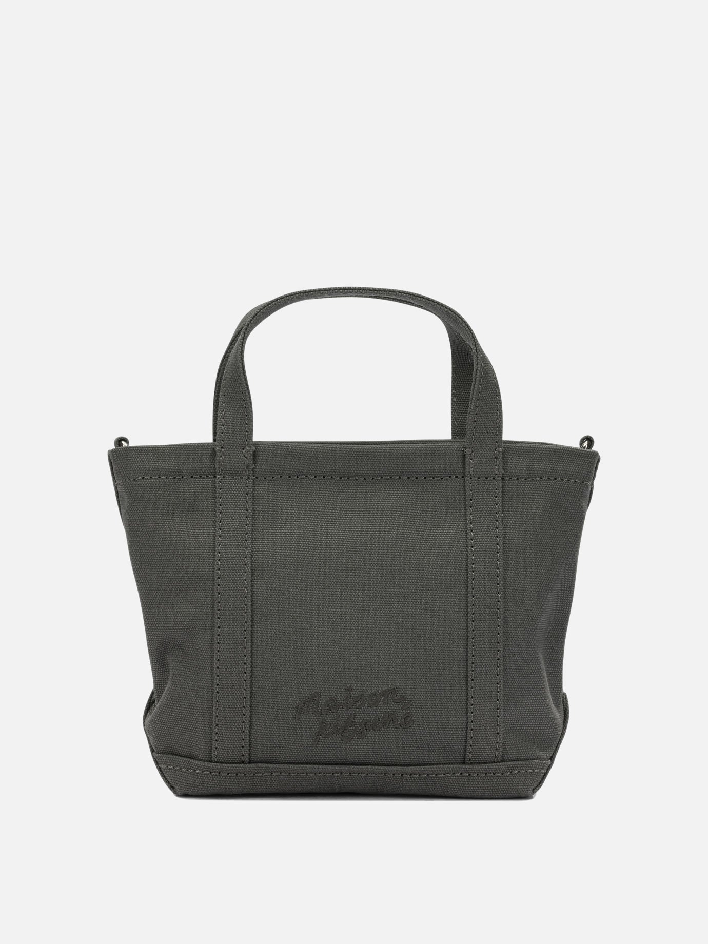 Small bags 100% cotton  Grey - Maison Kitsuné Women | PDP | VIETTI Online Store | Zoom-Modal_3
