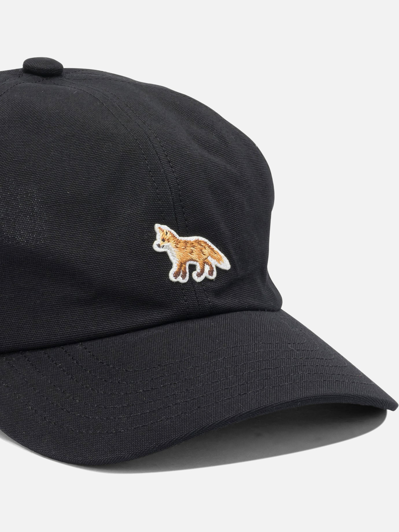 Baseball caps 100% cotton  Black - Maison Kitsuné Men | PDP | VIETTI Online Store | thumbnail_4