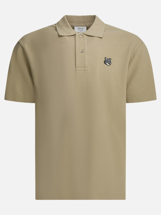 Polo shirts with buttons Logo  Beige - Maison Kitsuné Men | PLP | VIETTI Online Store 

