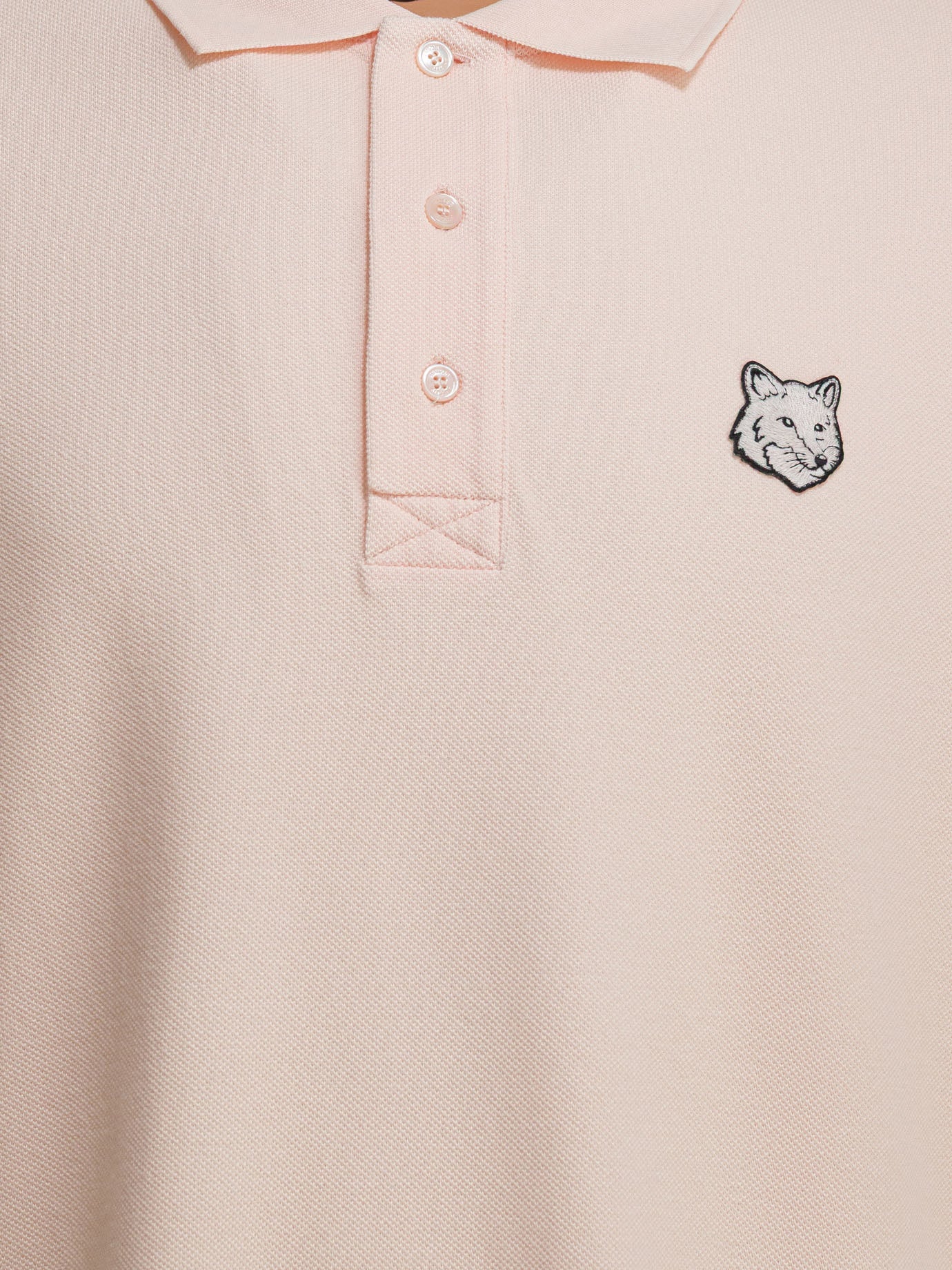 Polo shirts with buttons Logo  Pink - Maison Kitsuné Men | PDP | VIETTI Online Store | thumbnail_3