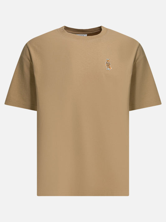 Crewneck t-shirts Logo  Beige - Maison Kitsuné Men | PLP | VIETTI Online Store 

