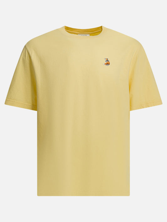 Crewneck t-shirts Logo  Yellow - Maison Kitsuné Men | PLP | VIETTI Online Store 

