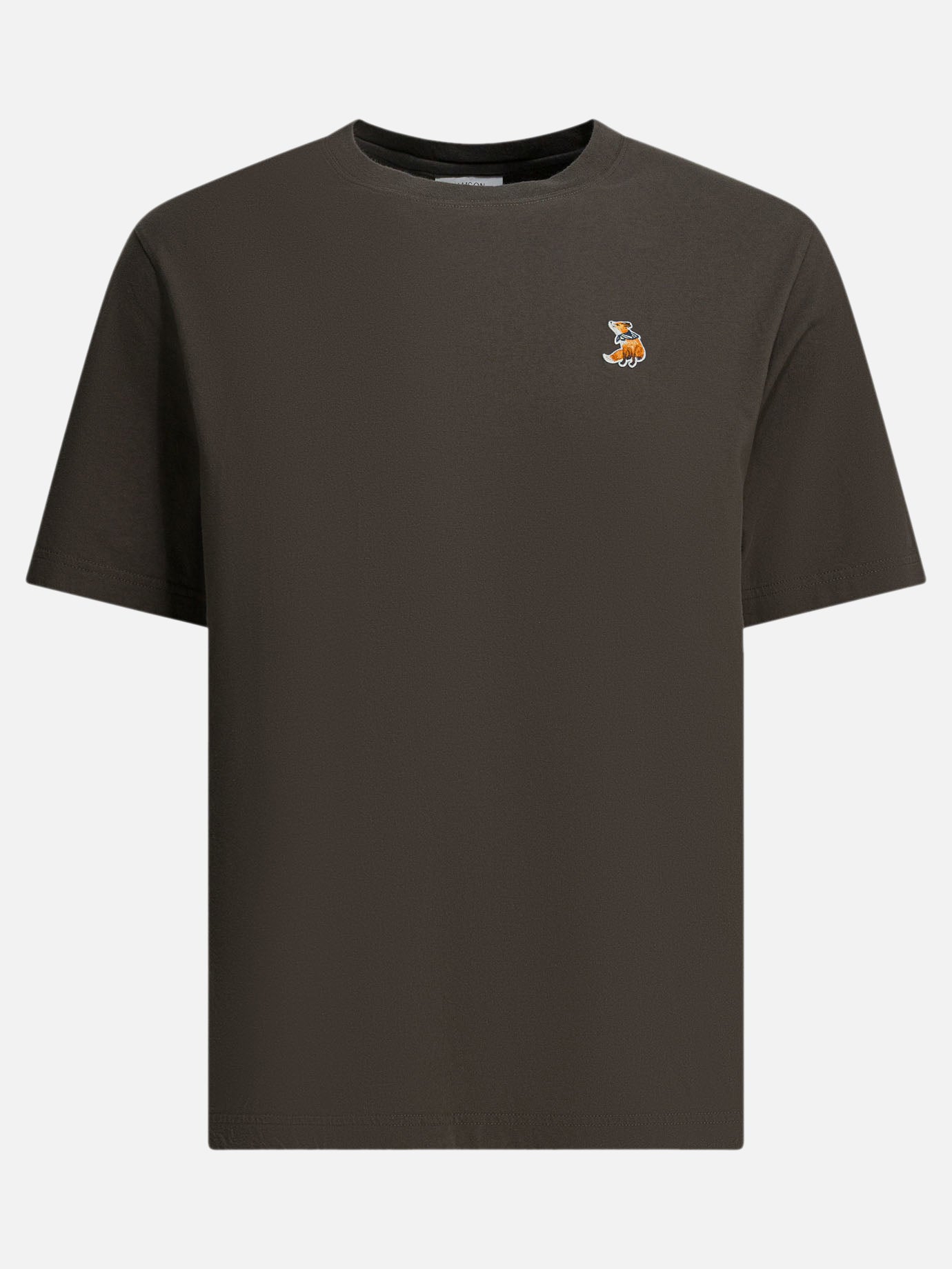 Crewneck t-shirts Logo  Green - Maison Kitsuné Men | PDP | VIETTI Online Store | Zoom-Modal
