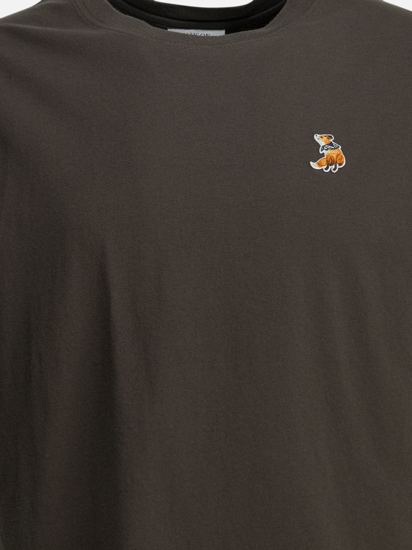 Crewneck t-shirts Logo  Green - Maison Kitsuné Men | PDP | VIETTI Online Store | Zoom-Modal_3
