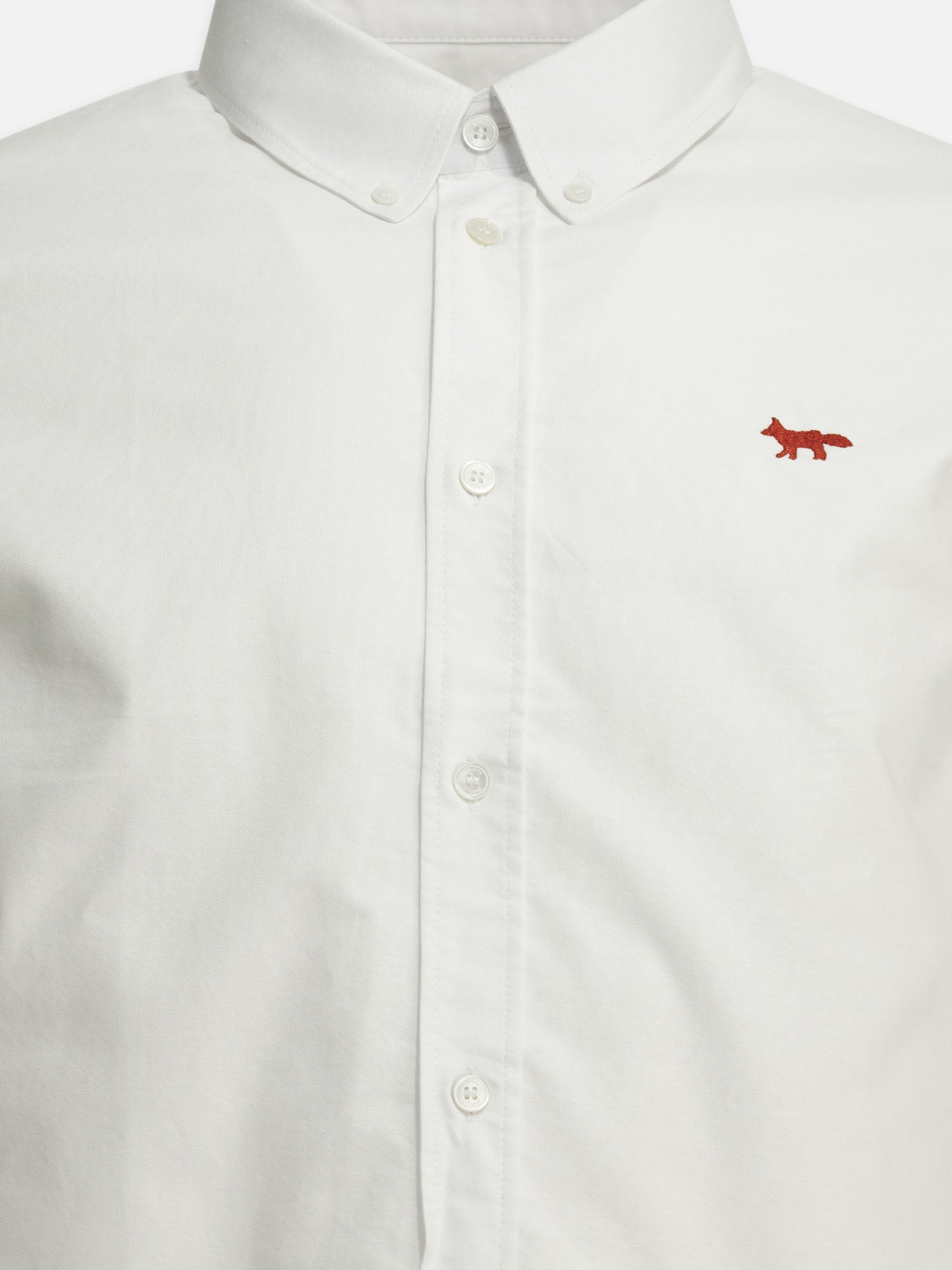 Casual shirts Logo  White - Maison Kitsuné Men | PDP | VIETTI Online Store | thumbnail_3