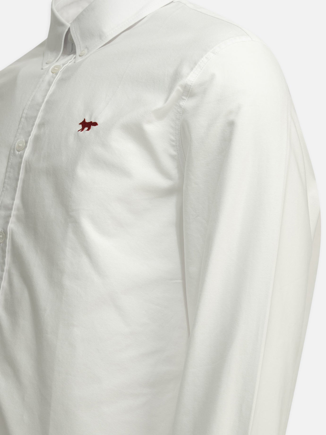 Casual shirts Logo  White - Maison Kitsuné Men | PDP | VIETTI Online Store | thumbnail_4