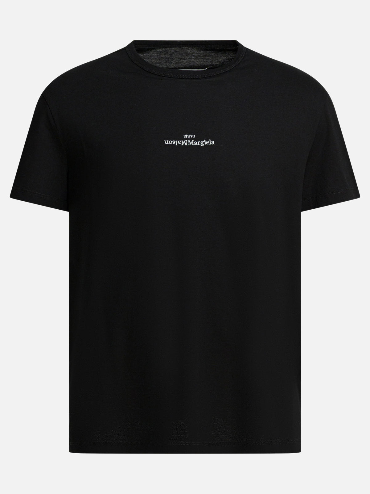 Maison Margiela Short-sleeved t-shirt with logo Black