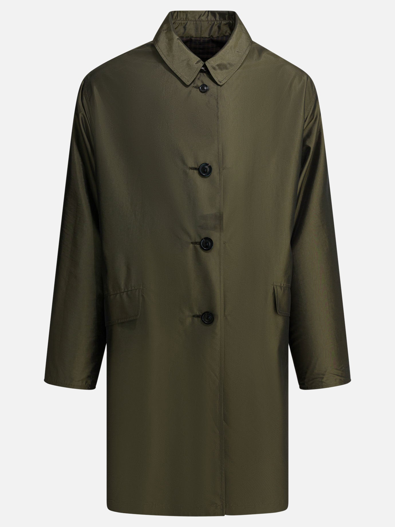 Raincoats & Trench coats Check  Green - Maison Margiela Men | PDP | VIETTI Online Store | thumbnail_2
