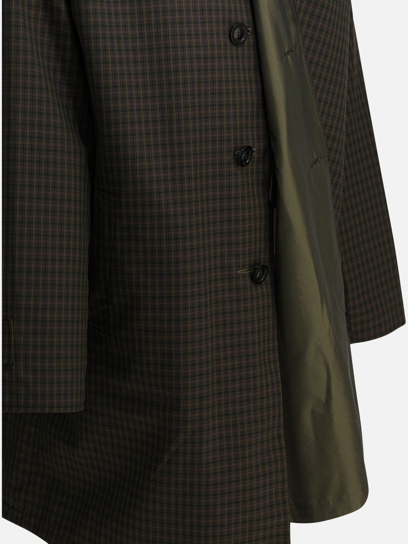 Raincoats & Trench coats Check  Green - Maison Margiela Men | PDP | VIETTI Online Store | thumbnail_5