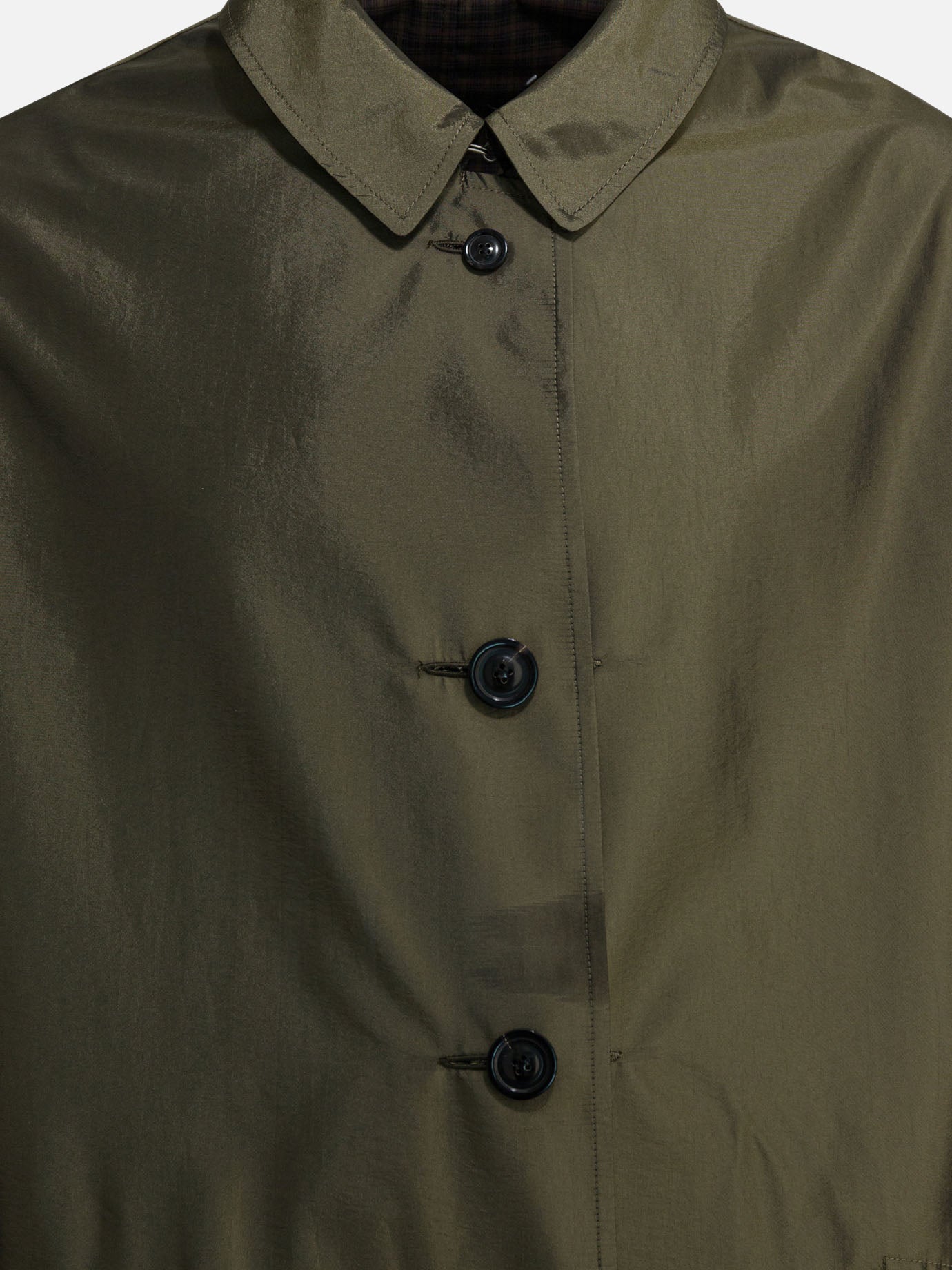 Raincoats & Trench coats Check  Green - Maison Margiela Men | PDP | VIETTI Online Store | Zoom-Modal_6
