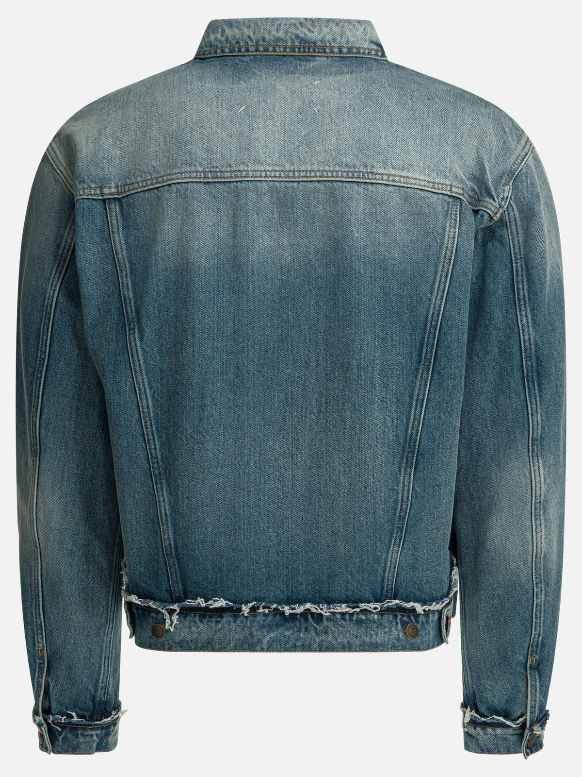 Maison Margiela Worn denim efect jacket Blue - VIETTI