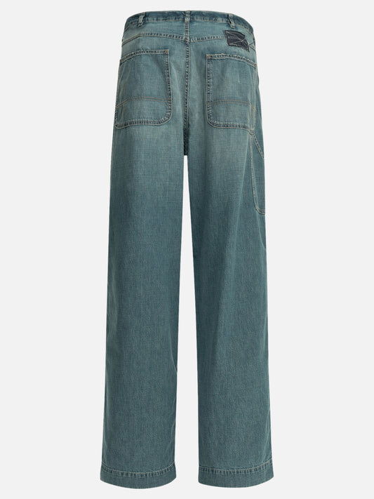 Wide-leg jeans Solid colour  Light blue - Maison Margiela Men | PLP | VIETTI Online Store | 2
