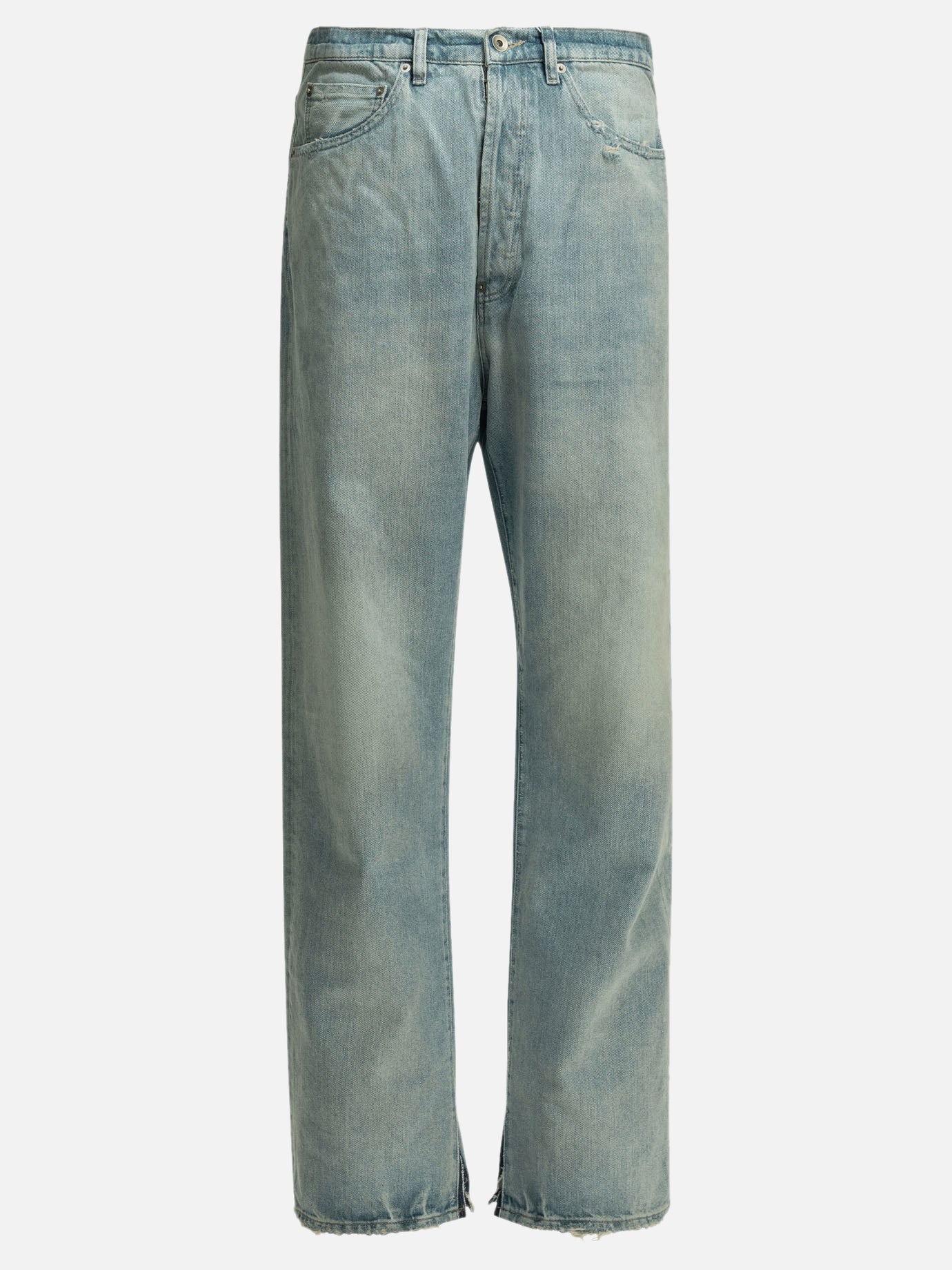 Straight-leg jeans Solid colour  Light blue - Maison Margiela Men | PDP | VIETTI Online Store | thumbnail