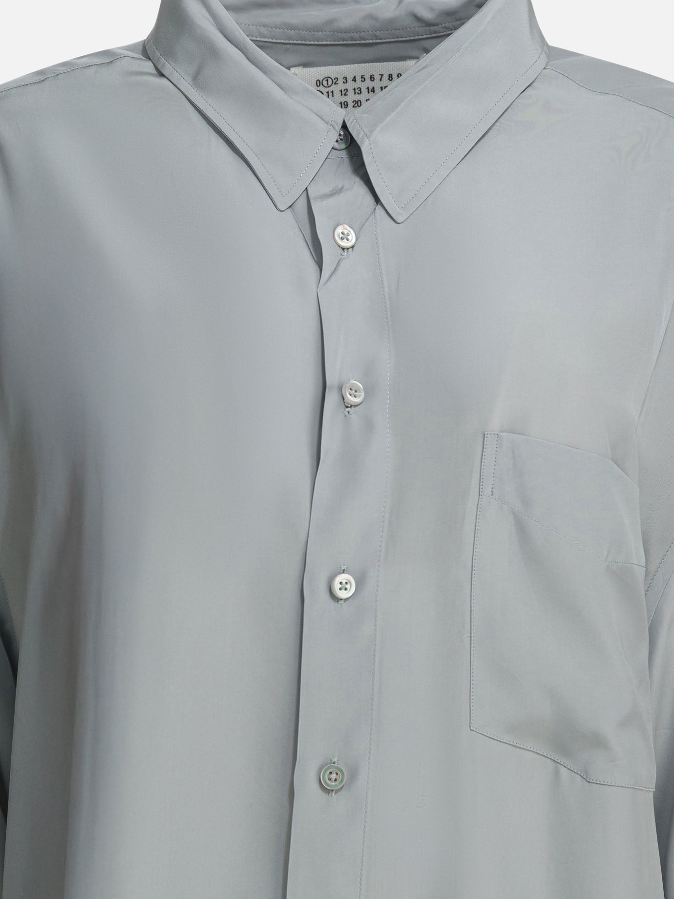 Casual shirts Solid colour  Grey - Maison Margiela Women | PDP | VIETTI Online Store | thumbnail_3