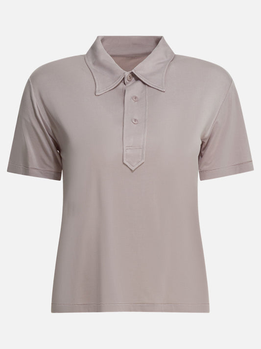 Maison Margiela Polo shirt with buttons Pink

