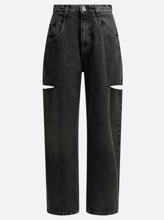 Straight-leg jeans Solid colour  Black - Maison Margiela Women | PDP | VIETTI Online Store 
