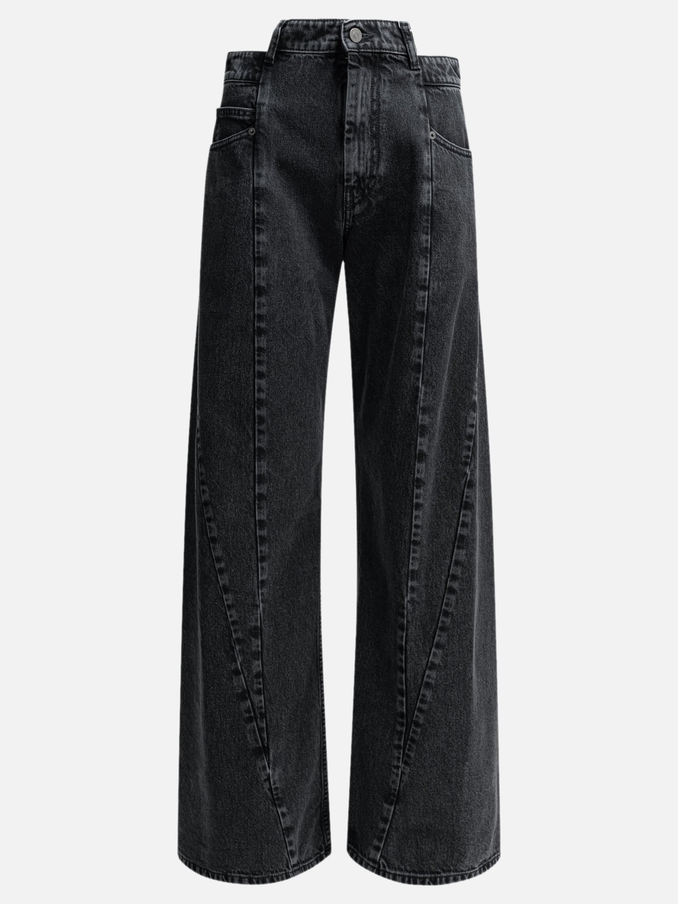 Wide-leg jeans Solid colour  Black - Maison Margiela Women | PDP | VIETTI Online Store | Zoom-Modal
