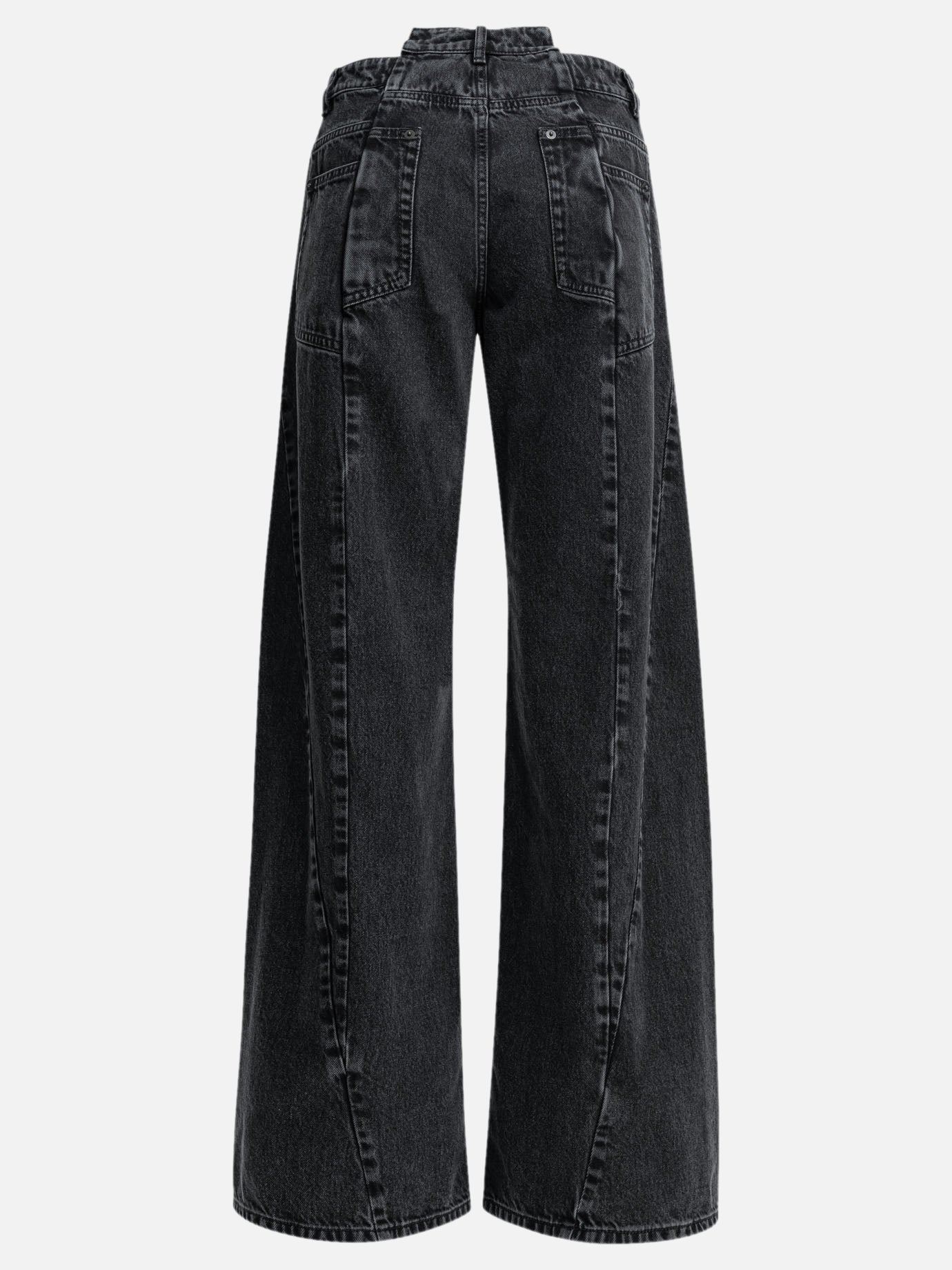 Wide-leg jeans Solid colour  Black - Maison Margiela Women | PDP | VIETTI Online Store | Zoom-Modal_2

