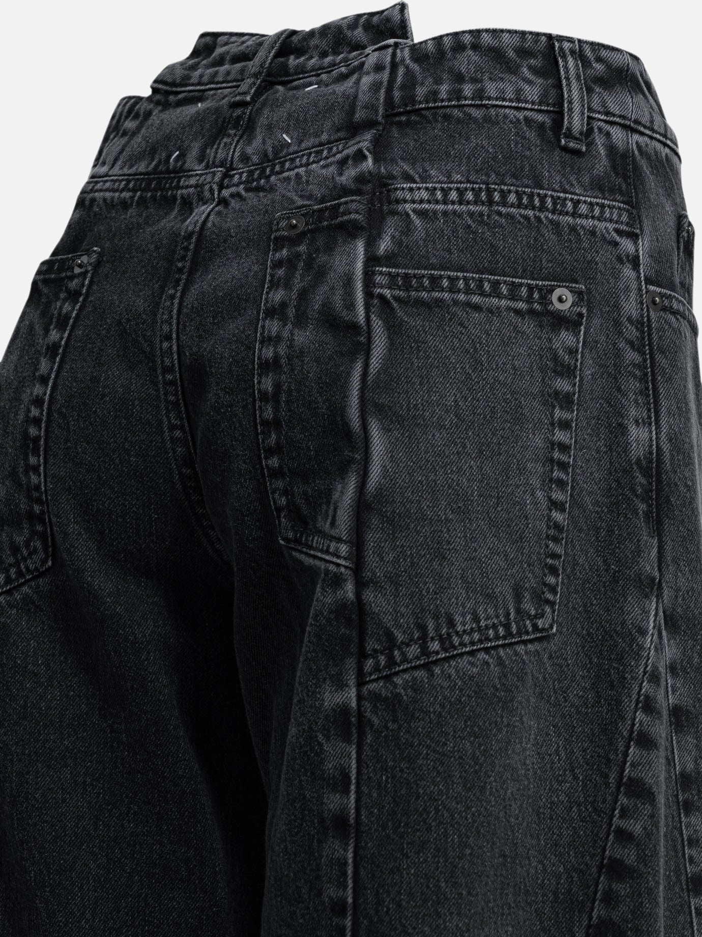 Wide-leg jeans Solid colour  Black - Maison Margiela Women | PDP | VIETTI Online Store | Zoom-Modal_3
