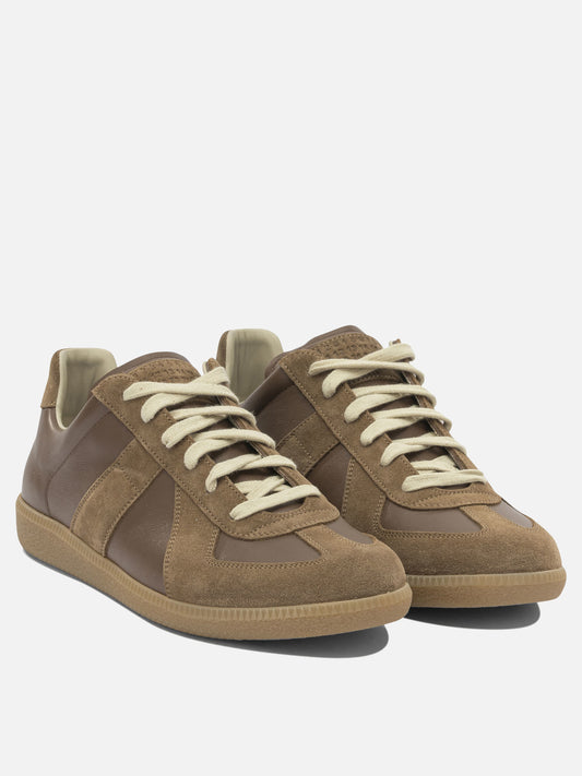 Sneaker basse 100% calf leather - 100% rubber  Marrone - Maison Margiela Uomo | PDP | VIETTI Online Store | 2
