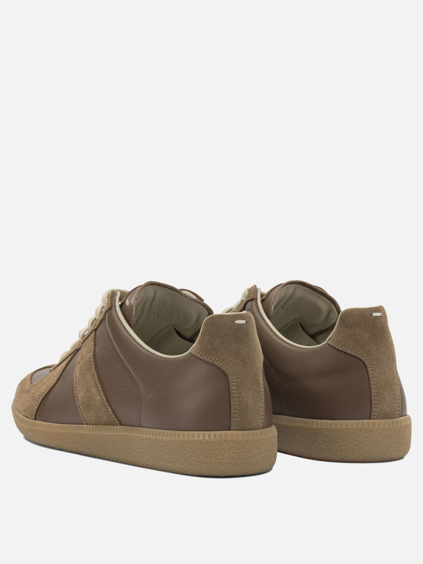 Sneaker basse 100% calf leather - 100% rubber  Marrone - Maison Margiela Uomo | PDP | VIETTI Online Store | thumbnail_4
