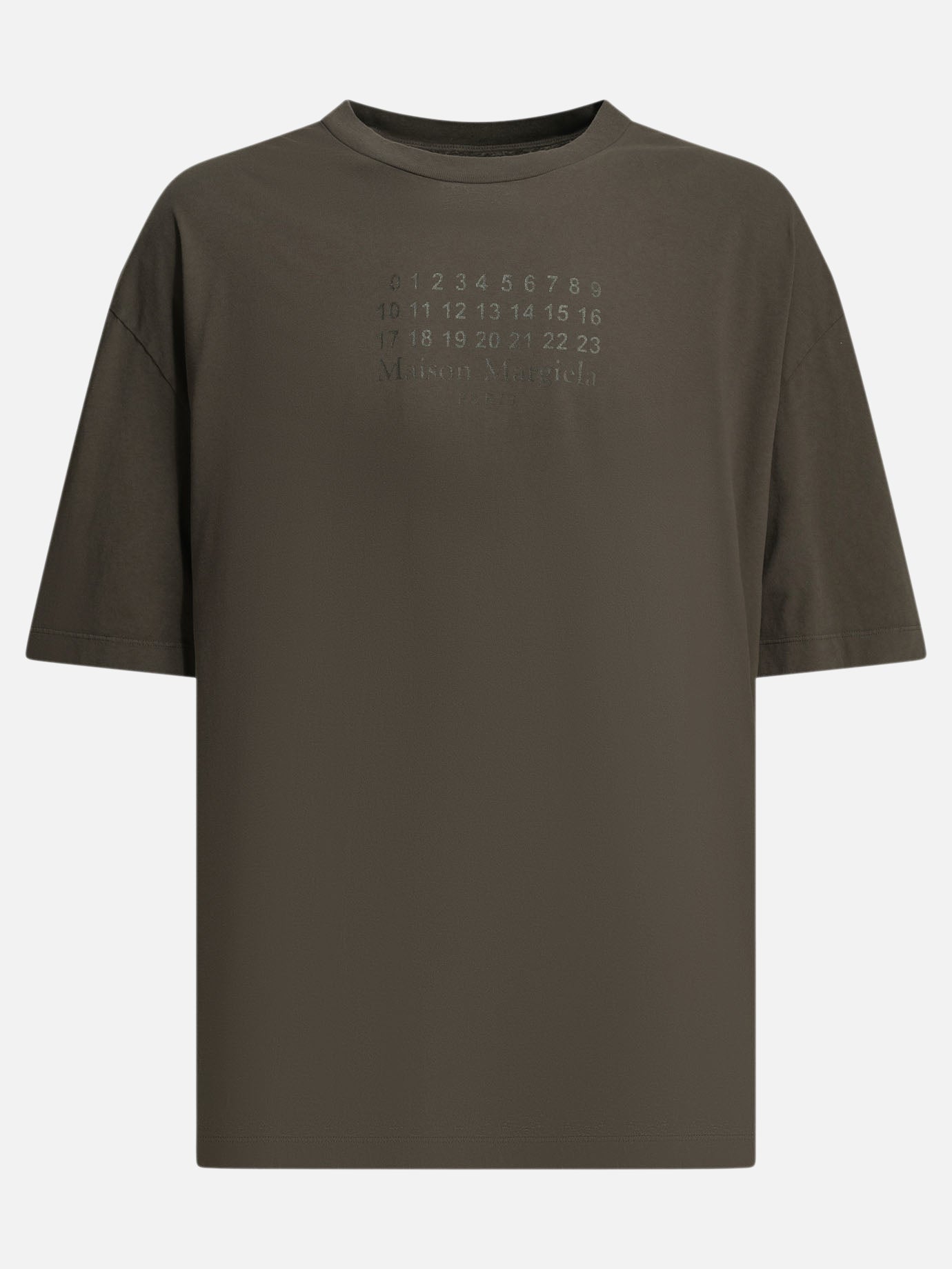 Crewneck t-shirts Logo  Grey - Maison Margiela Men | PDP | VIETTI Online Store | Zoom-Modal
