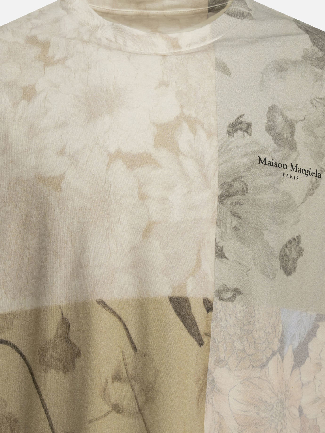 Crewneck t-shirts Floral  Beige - Maison Margiela Men | PDP | VIETTI Online Store | Zoom-Modal_3
