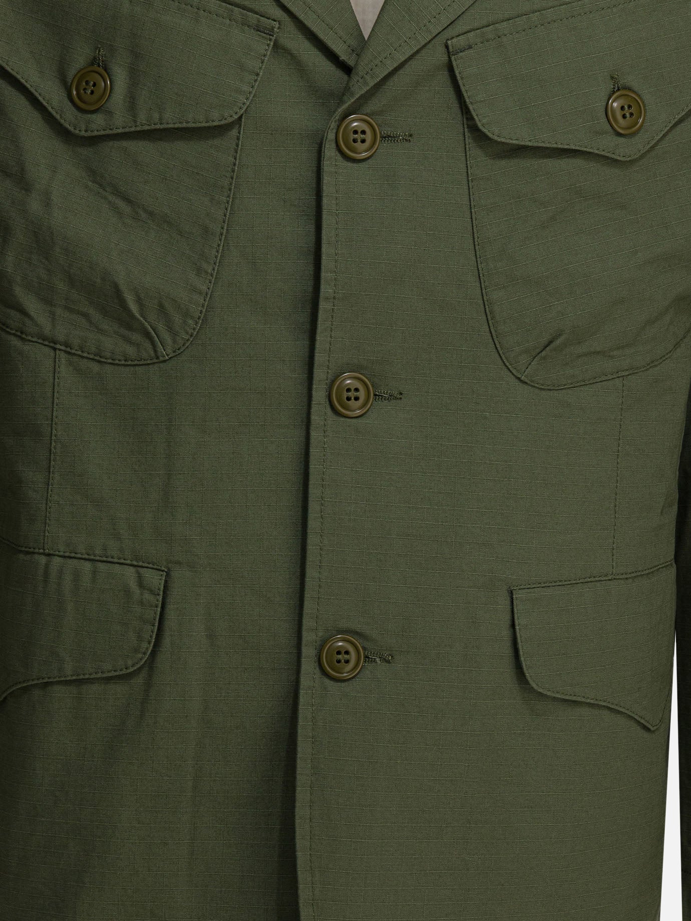 Quilted & Utility Jackets Solid colour  Green - Manifattura Ceccarelli Men | PDP | VIETTI Online Store | thumbnail_3