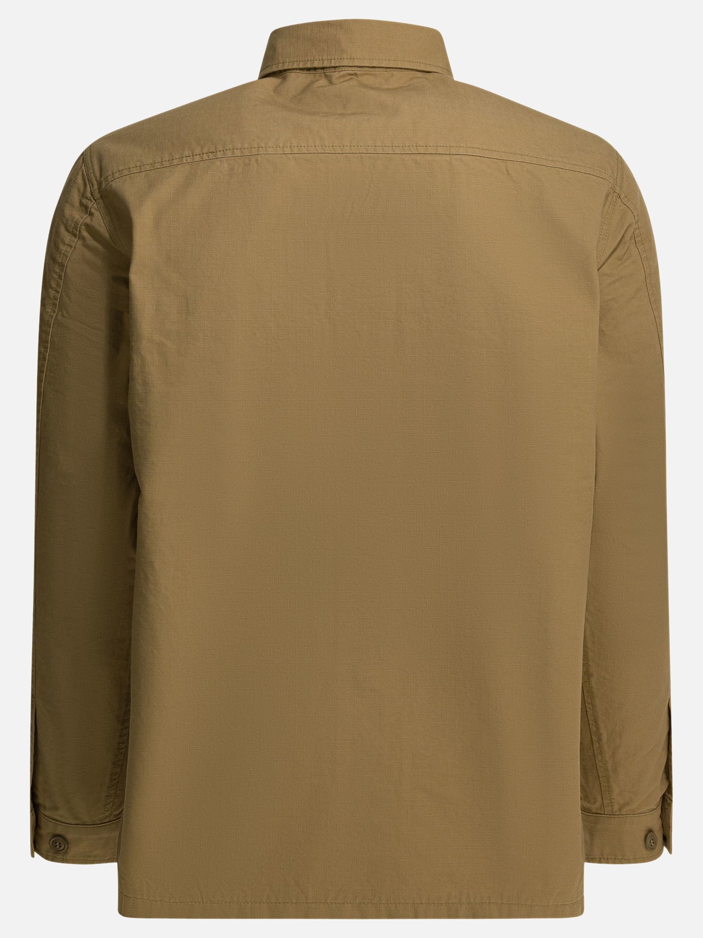 Overshirt jackets Solid colour  Beige - Manifattura Ceccarelli Men | PDP | VIETTI Online Store | thumbnail_2