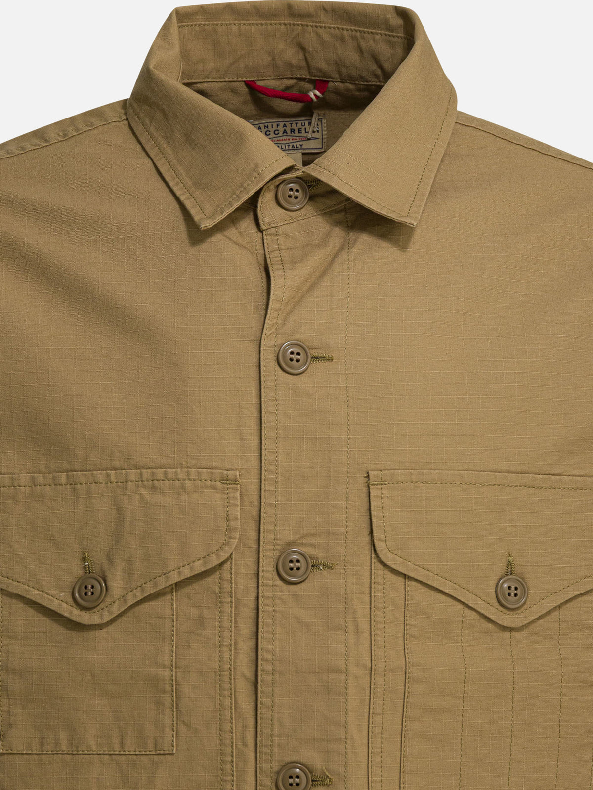 Manifattura Ceccarelli "Original Cruiser" overshirt jacket Beige