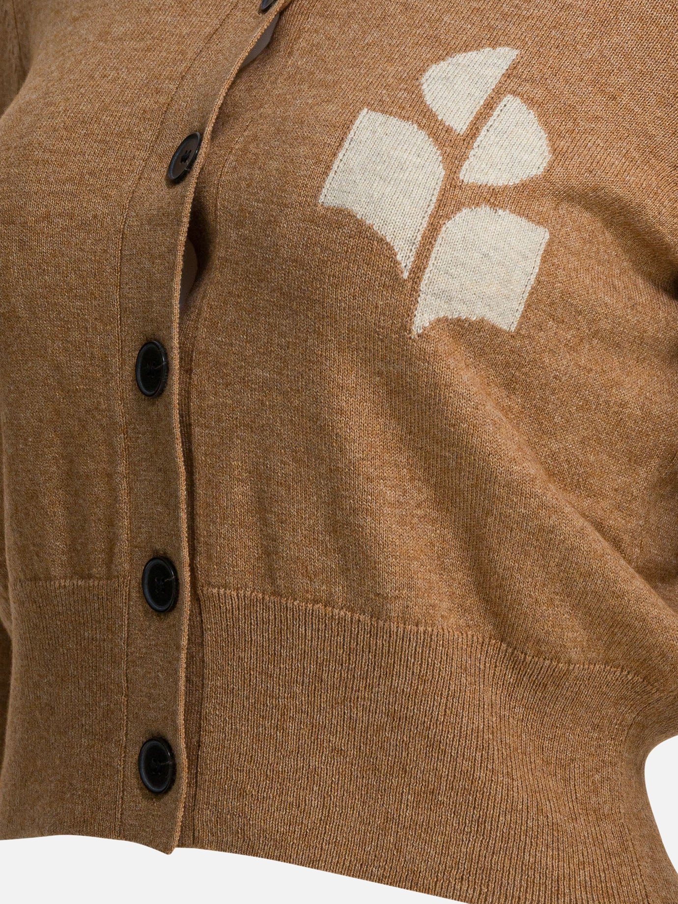 Cardigans Logo  Brown - Marant Étoile Women | PDP | VIETTI Online Store | thumbnail_4