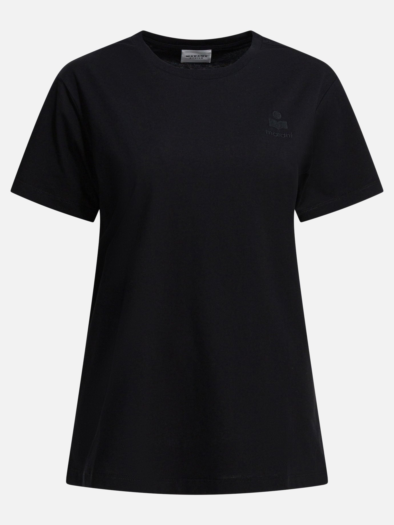 Crewneck t-shirts Solid colour  Black - Marant Étoile Women | PDP | VIETTI Online Store | Zoom-Modal
